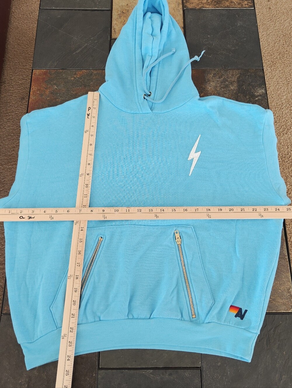 Aviator Nation Bolt Stitch Hoodie S & Shorts XS - Picture 10 of 16